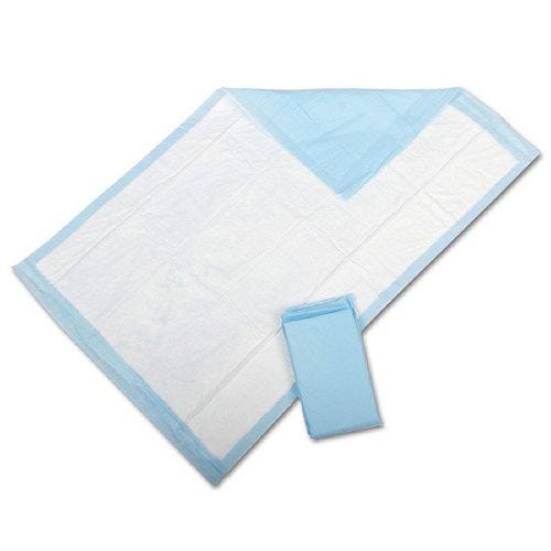 Protection Plus Disposable Underpads Light Absorbency 23 x 36 Inch Fluff Case of 150 50936910