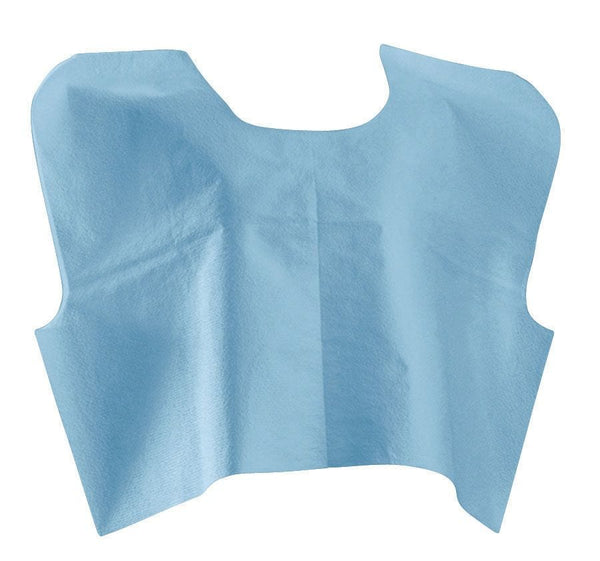 Medline Disposable Tissue / Poly / Tissue Exam Capes Blue 30