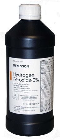 McKesson 23-D0012 Hydrogen Peroxide, Case of 12