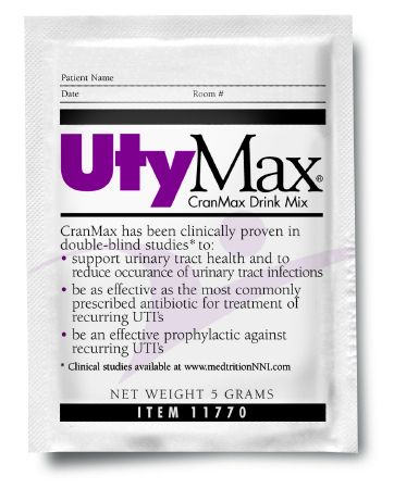 UtyMax CranMax for Urinary Tract Infections Cranberry Gram Packets Case of 60
