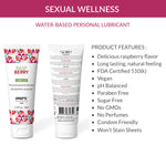 Exsens Premium Water Based Personal Lubricant, Intimate pH Balanced Gel Made with All Vegan Ingredients, FDA Cleared 70ml (2.37 fl.oz), 1 Count 71852365