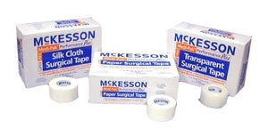McKesson 16-47310 Medical Tape Paper 1 Inch X 10 Yard White NonSterile, Box of 12
