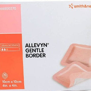 Allevyn Gentle Border 66800270 Silicone Foam Dressing Box of 10