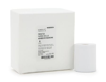 McKesson Consult Printer Paper Rolls, McKesson 120 or McKesson CONSULT U120 Ultra Urine Analyzer, Box of 4