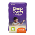 SleepOvers Large/X-Large, 65 - 125 lbs, Pack of 12