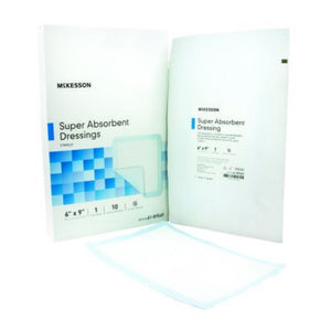 McKesson 61-89569 Super Absorbent Polymer Dressing, Case of 50 54428245