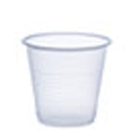 Solo Galaxy Drinking Cup 3.5 oz Translucent Plastic Disposable Sleeve of 100