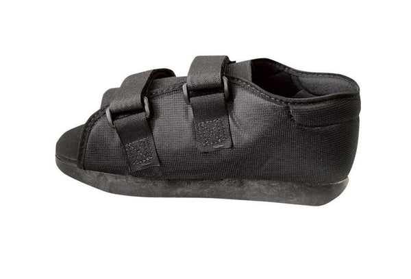 Medline Semi-Rigid Post-Op Shoes Black Large, 1 Count 98068512