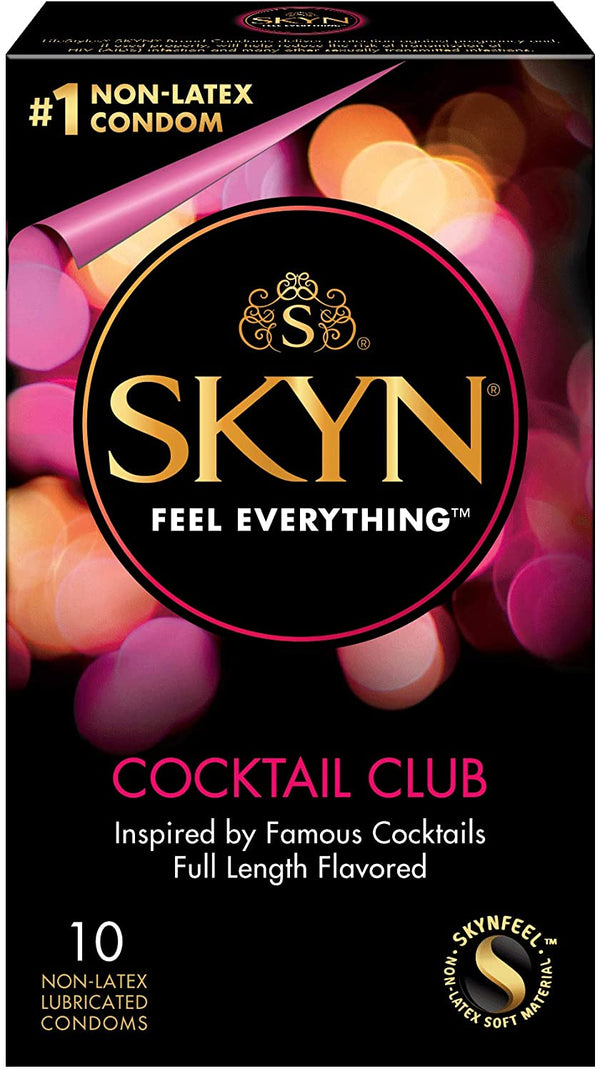 LifeStyles Skyn 29318 Cocktail Club, Pack of 10 Condoms