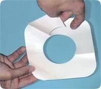 Sureseal Ring: Hypoallergenic Barrier, 2-1/4" - 2-3/4" Flange, 10 Count, Medium 69662256