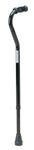 Medline Offset Handle Bariatric Cane, Black