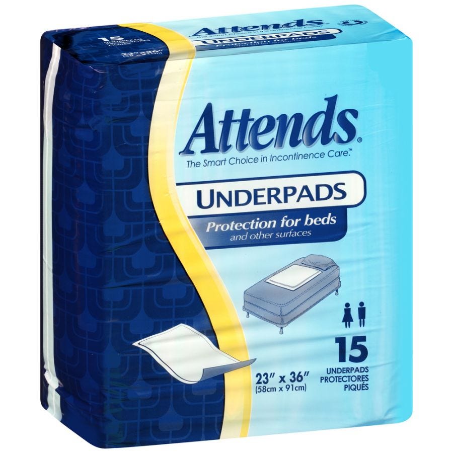 Attends UFS236RG Underpads Pack of 15