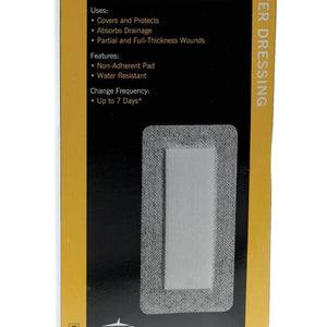 Medline Bordered Gauze Sterile 4 x 8 Inch Box of 15