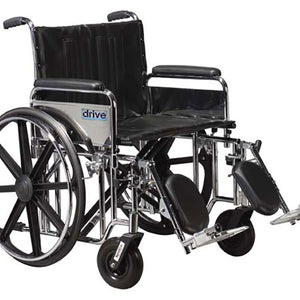 Bariatric Sentra STD20DDAELR Extra Heavy-Duty Wheelchair, 1 Each