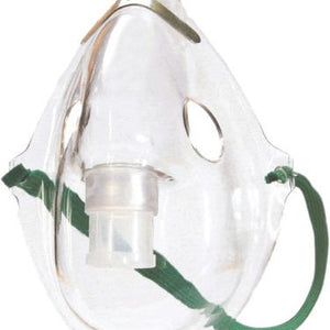 Drive Medical Aerosol Face Mask Elongated, Adult, One Size Fits Most, Adjustable Elastic Head Strap, 1 Count