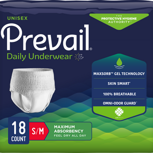 Prevail Unisex Daily Underwear, Maximum Absorbency, Pull On with Tear Away Seams 53053324