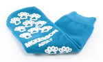 Mckesson Terries Slipper Socks: 2 Count, Teal, Large, 5 - 7 (Adult Shoe Size)