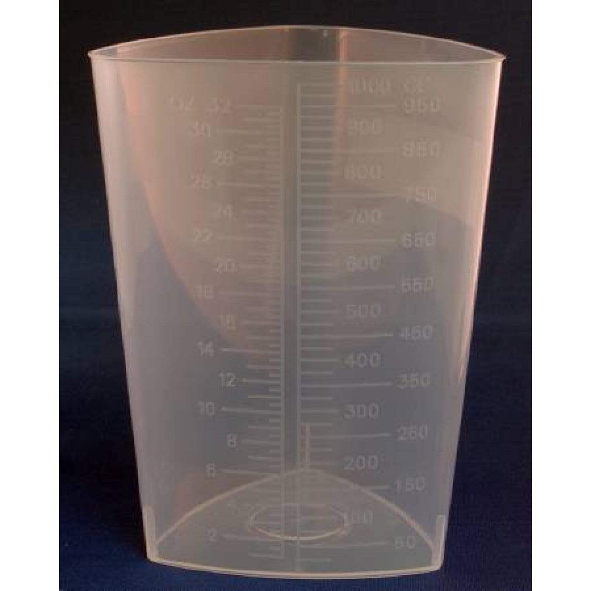 McKesson Triangular Graduated Container, Polypropylene, 32 oz., 1 Count