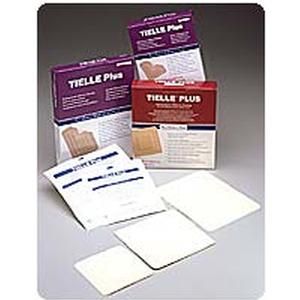 Tielle Plus Adhesive Hydropolymer Dressing: 10 Count, 4-1/4