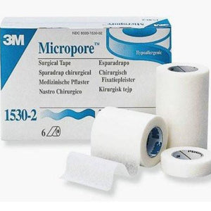 Micropore 15302 Skin Friendly Paper 2 Inch X 10 Yard White NonSterile. Box of 6 64833711