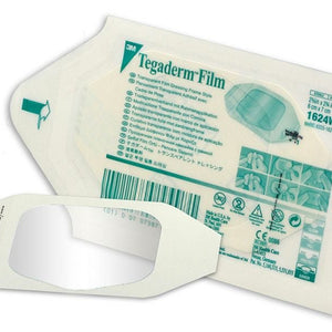 Tegaderm 1614 Transparent Adhesive Film Dressing with Border 2-3/8" x 2-3/4", Breathable. Count of 1 61874600