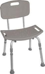 Medline Aluminum Bath Benches with Back 40224133