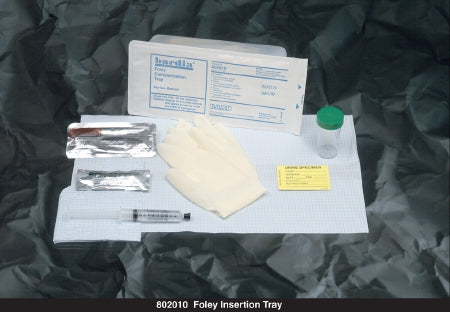 McKesson Bardia Catheter Insertion Tray with 30cc Syringe and PVI Swabs 1 Count 53602387