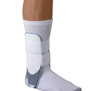 AirForm Universal Inflatable Ankle Stirrup Adult 1 Each, White/Gray