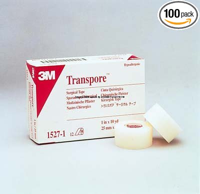 Transpore Standard Hypoallergenic Porous Plastic Surgical Tape 1