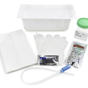 McKesson Intermittent Catheter Tray Urethral 14 Fr. Without Balloon Plastic Case of 20