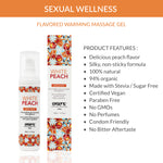 Exsens Amber Jojoba Crystal Infused Massage & Body Oil, Certified Organic, Natural Fragrance, Moisturizer for Skin & Hair, 100ml (3.8 fl.oz), 1 count