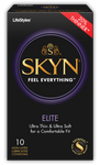 Lifestyles SKYN 27210 Feel Everything Elite, Box of 10 Condoms