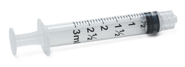 Aloetouch Luer Lock Syringes 3.00 mL, 100 Count