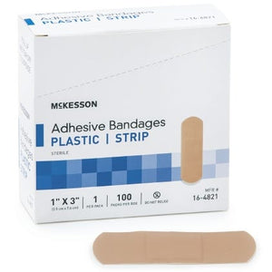 McKesson 164821 Adhesive Strips, Case of 2400