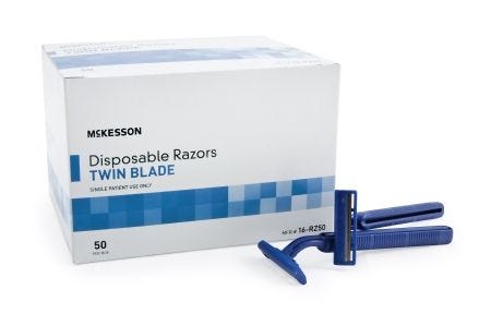 Dynarex Razor: 50 Count, Blue