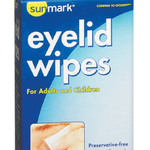 Sunmark Eyelid Wipes Box of 30 19417335