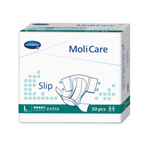 MoliCare Slip Extra Briefs Large 47" - 59" Case of 90 52397946