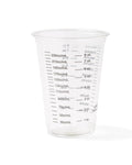Medline Disposable Cold Plastic Drinking Cups Clear with Black Graduations, Bag of 50 71561752