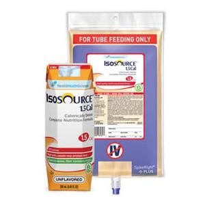 Isosource 1.5 Cal Complete Unflavored Liquid Food 1000mL Case of 6 50621005