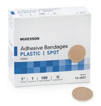 Mckesson Adhesive Spot Bandage: 100 Count, Tan, 1