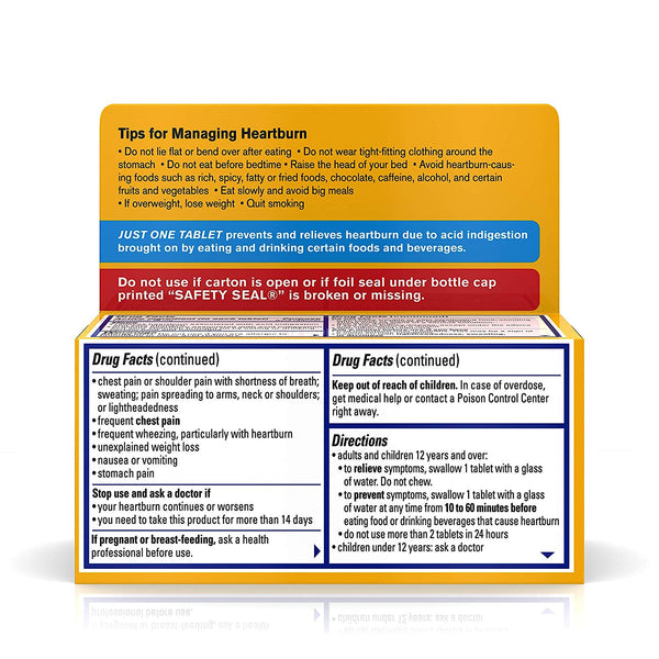 PEPCID AC 16837085550 Antacid, 1 Each