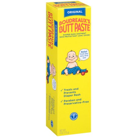Boudreaux's Butt Paste Diaper Rash Treatment 4 oz. Tube Scented Cream