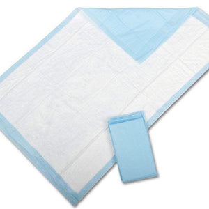 Protection Plus Disposable Underpads, Blue, Standard, 36" X 23", 150 Count 87520615