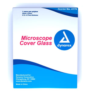 Dynarex 4176 Microscope Cover Glass Case of 50