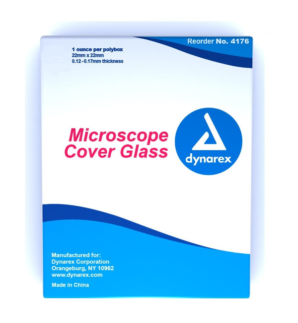 Dynarex 4176 Microscope Cover Glass Case of 50