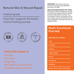 Active Skin Repair First Aid Scar Shield Hydrogel - Scar Treatment for Cuts, Scrapes, Burns and Other Wounds to Stop Scars BEFORE They Form - Natural and Non-Toxic Scar Prevention Gel (3 oz Gel)