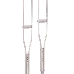 Drive Medical Crutch with Accessories, Youth, 4 ft. 6" - 5 ft. 2" Patient Height, 1 Pair