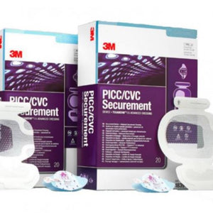 3M 1839-2100 PICC / CVC Securement Device + Tegaderm I.V. Advanced Securement Dressing, Case of 80