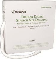 ReliaMed 709NB Tubular Elastic Net Dressing, Size 8, 24"- 33", 2.4" flat measurement, Medium. 1 of each.