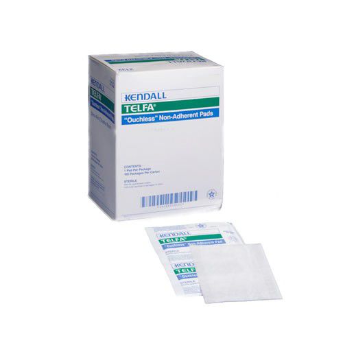 telfa adhesive dressing Telfa 1238 Non-Adherent Dressing Pad Prepack, 3 x 8 Inch, Box of 50